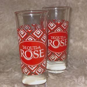 COPY - Tequila Rose Strawberry Creme Set Of 2 Shot Glasses